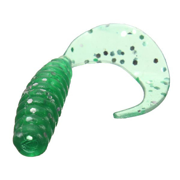 Silicone Fishing Worm Luminous Lures Soft Bait Bass Lures