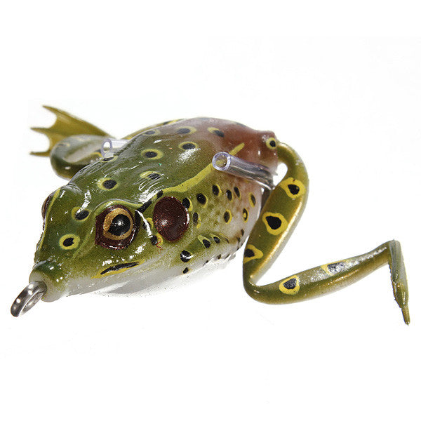 Banshee 11g 50mm Topwater Frog Fishing Lure Natural Painting Soft