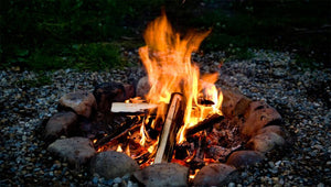 How to set a nightlong lasting campfire