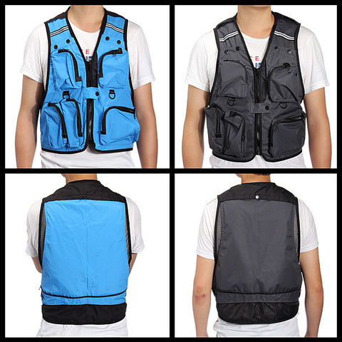 FIELD and STREAM Fishing Vest, Zipper Front, Zipper Pockets