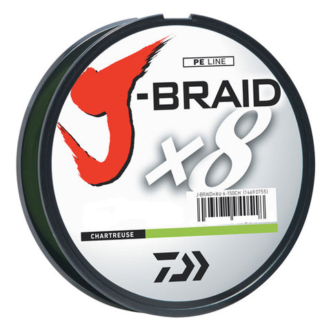 J-Braid 10lb Chartreuse 300m - GhillieSuitShop